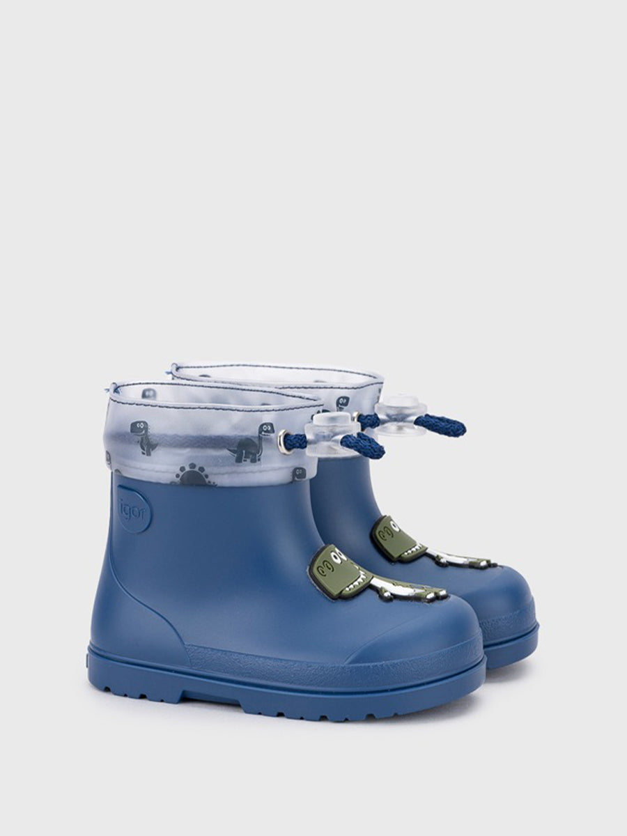 IGOR MENDI DINO — children's rubber rain boots