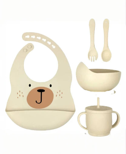 Silicone feeding set in a gift box - the perfect gift for little gourmets