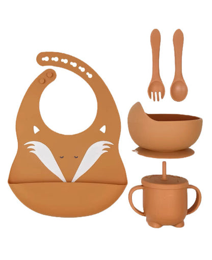 Silicone feeding set in a gift box - the perfect gift for little gourmets