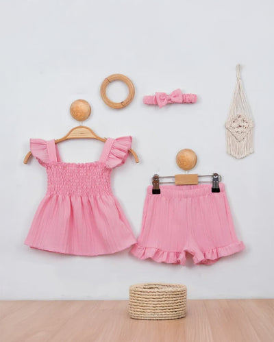 JANA Babyset (Oberteil + Hose + Stirnband) – Miss Majstore Kollektion