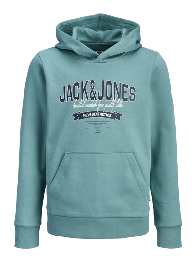 JACK & JONES klasična hudica za dječake (JJELOGO SWEAT HOOD)