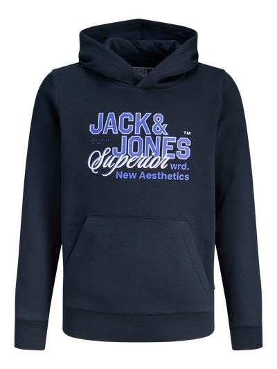 JACK & JONES dječji hoodie za dječake (JJELOGO SWEAT HOOD)