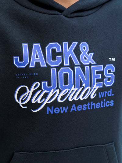 JACK & JONES dječji hoodie za dječake (JJELOGO SWEAT HOOD)