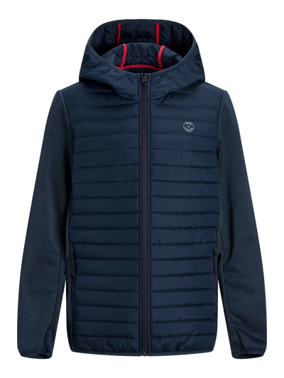 JACK & JONES Hibridna i vjetrootporna jakna za dječake (JJEMULTI)