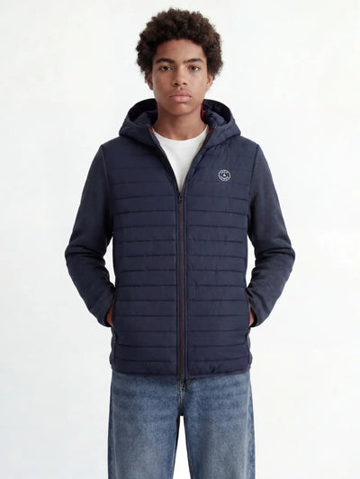 JACK & JONES Hibridna i vjetrootporna jakna za dječake (JJEMULTI)
