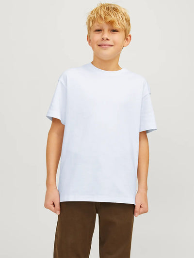 Jack&amp;Jones – T-Shirt aus Bio-Baumwolle, weiß