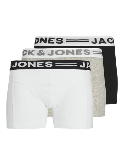 Jack & Jones Junior 3er-Pack – Boxershorts aus Bio-Baumwolle für Jungen