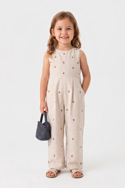 Cumino Cherry Embroidered dječji kombinezon (2–5 G)