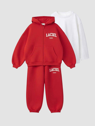 La'ciel Paris Kinder-Trainingsanzug „Winter Club“ – Set