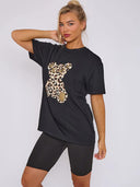 Teddy Graphic majica s leopard printom – savršen spoj udobnosti i stila