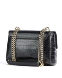 Love Moschino black handbag with chain and gold details