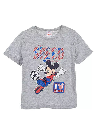 Disney Mickey Speed ​​Kinder T-Shirt – 100 % Baumwolle