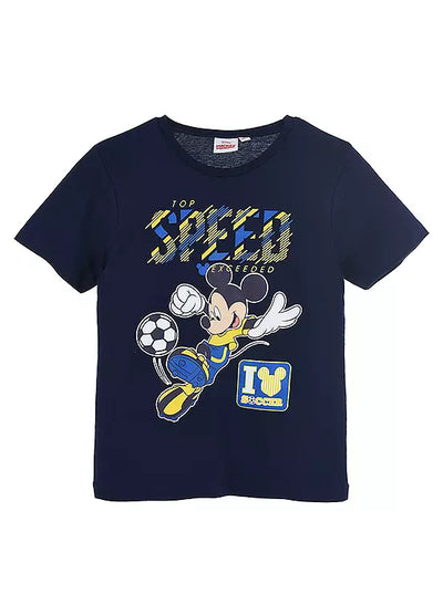Disney Mickey Speed ​​Kinder T-Shirt – 100 % Baumwolle