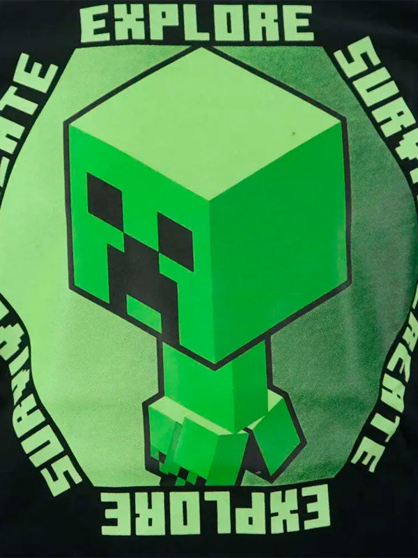 Hoodie with Minecraft motif (116 to 152)
