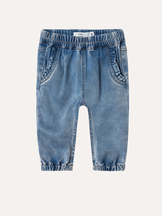Name It baby jeans with ruffles on the pockets