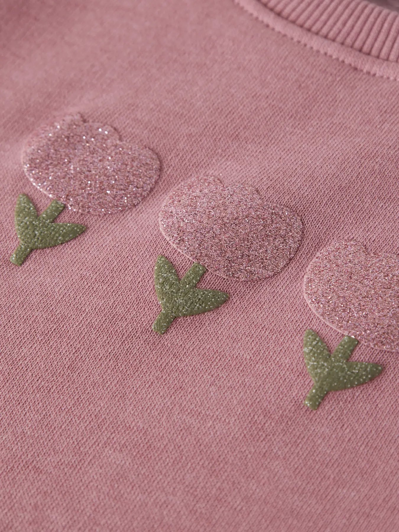 NAME IT dječja haljina dugih rukava s glitter printom