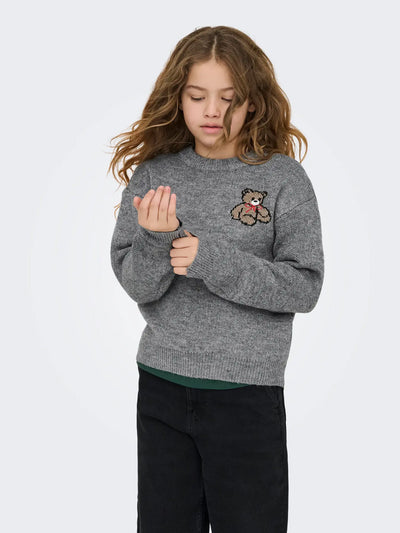 ONLY KOGBILA L/S OVZ PRINT O-NECK – dječja sweatshirt majica