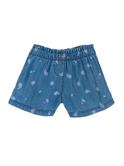 CHICCO JEANS-SHORTS FÜR MÄDCHEN — PAPERBAG JEANS SHORTS