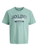 Jack & Jones Junior Bio-T-Shirt mit Pigmentprint (Mineral Blue)