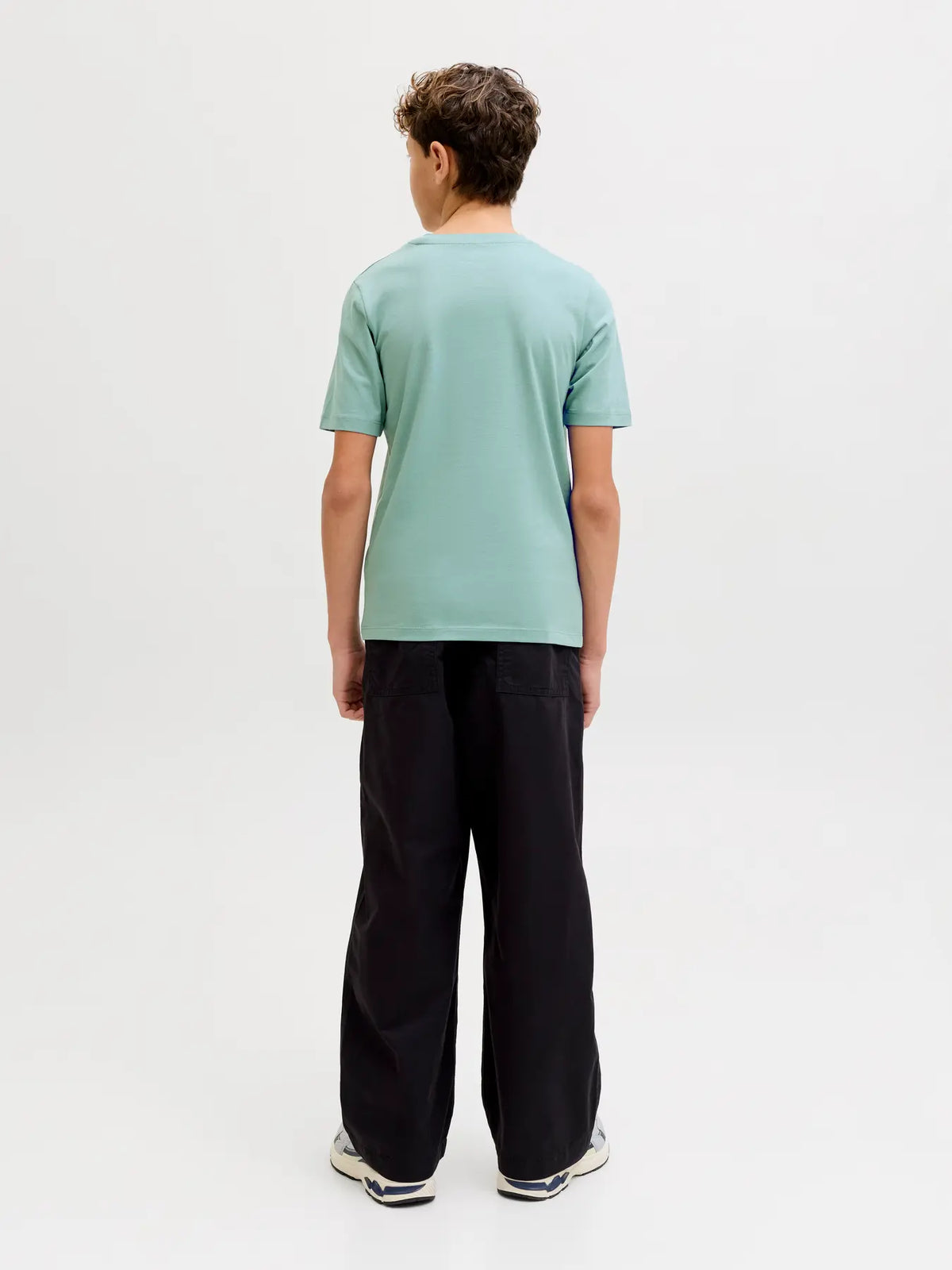 Jack & Jones Junior Bio-T-Shirt mit Pigmentprint (Mineral Blue)