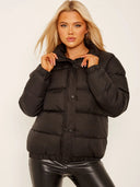 Puffer jacket with lining