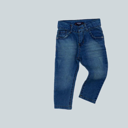 Baumwollhose im Denim-Look