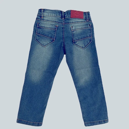 Baumwollhose im Denim-Look