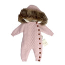 Nipperland knitted jumpsuit with open legs