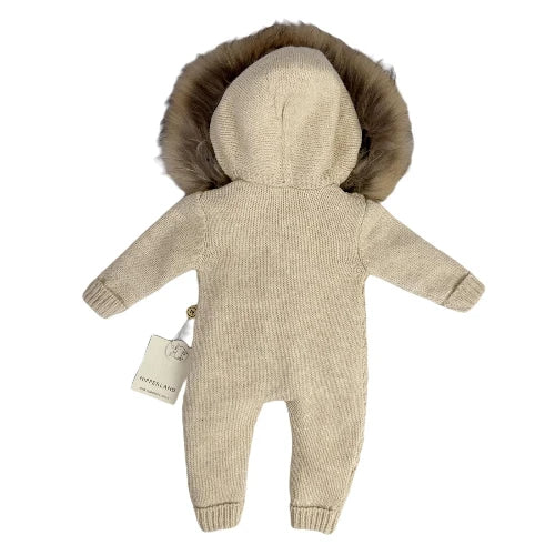 Nipperland – Gestrickter Jumpsuit mit offenem Bein
