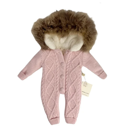 Nipperland – Gestrickter Jumpsuit mit offenem Bein