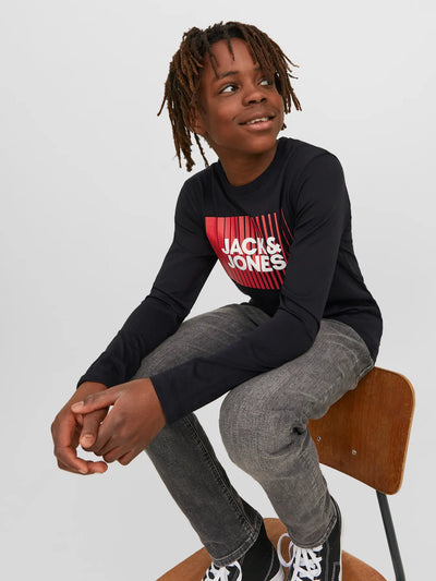 Jack&amp;Jones Langarmhemd JJECORP (BIS ZU GRÖSSE 16 G)
