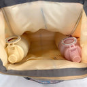Backpack for moms with thermal pockets for bottles - without a thermos