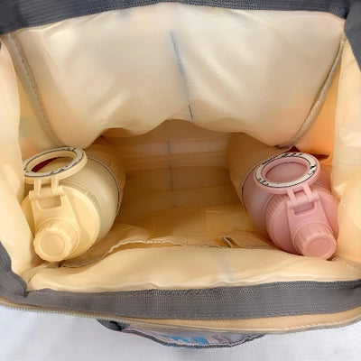 Rucksack für Mütter mit Thermo-Fächern für Babyflaschen