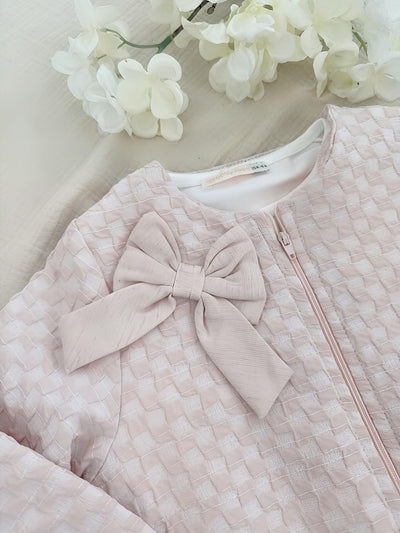 Edles Set für Mädchen - 3-teiliges Set in zartem Rosa