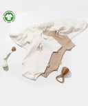 Set of 2 short-sleeved bodysuits