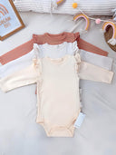 Vauva set of 3 long-sleeved bodysuits – 100% organic cotton