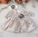 Festive set for babies - cream color