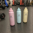 1L water thermos with vacuum insulation and mobile phone holder - BPA