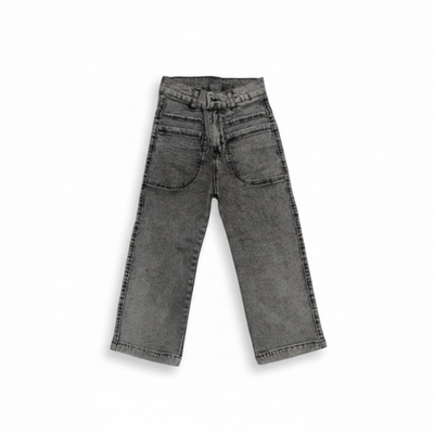 Graue Jeans für Mädchen