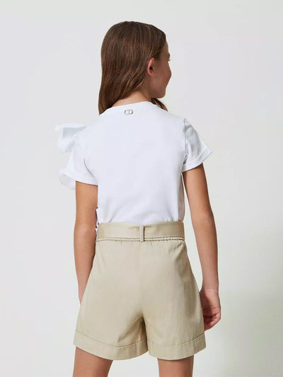 TWINSET MILANO - Ekskluzivni, rastezljivi pamučni Shirt I 100%