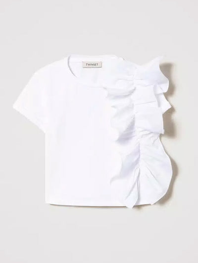TWINSET MILANO - Ekskluzivni, rastezljivi pamučni Shirt I 100%