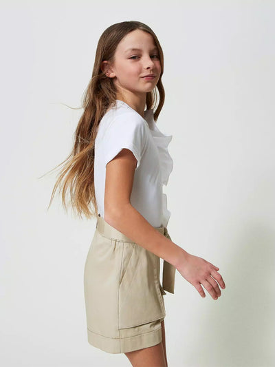 TWINSET MILANO - Ekskluzivni, rastezljivi pamučni Shirt I 100%
