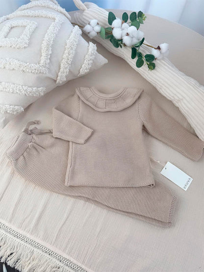VAUVA Strickset – Eleganz in Rosa und Beige