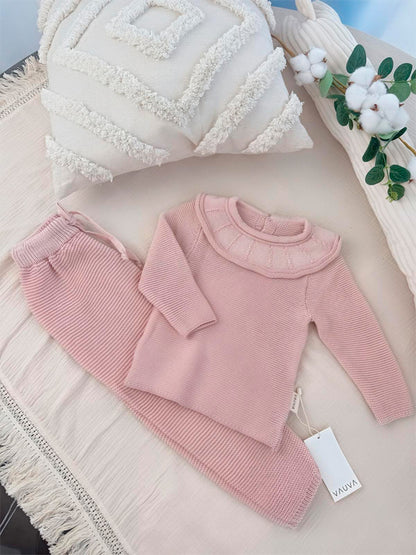 VAUVA Strickset – Eleganz in Rosa und Beige