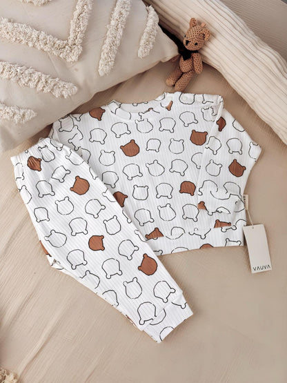 Set of 2 organic cotton pajamas - Vauva (for children from 9 months to 4 years)