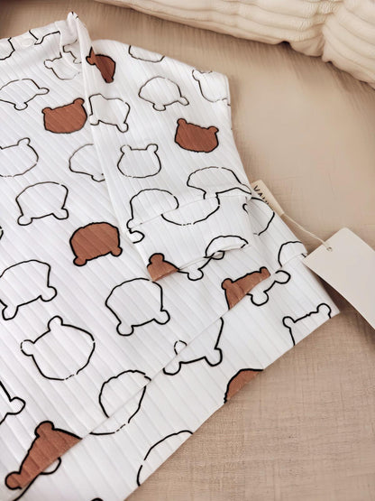 Set of 2 organic cotton pajamas - Vauva (for children from 9 months to 4 years)