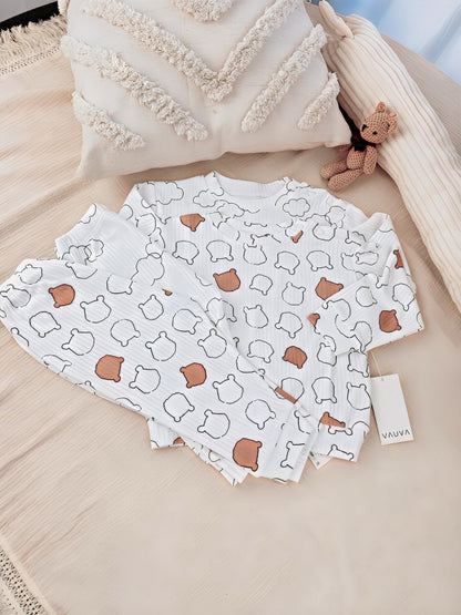 Set of 2 organic cotton pajamas - Vauva (for children from 9 months to 4 years)