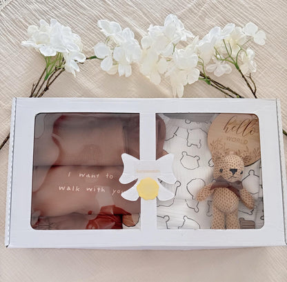 Vauva Gift Package "Teddy Bear" - Organic Cotton and Warmth for the Little Ones