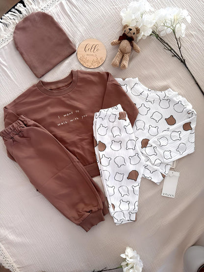Vauva Gift Package "Teddy Bear" - Organic Cotton and Warmth for the Little Ones