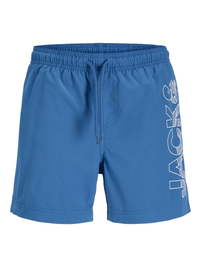 Jack & Jones Junior – Badeshorts (Blau)